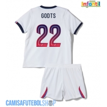 Camisa de time de futebol Paris Saint-Germain Mika Godts #22 Replicas 2º Equipamento Infantil 2026-27 Manga Curta (+ Calças curtas)